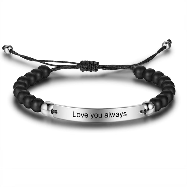 Personalized Stainless Steel Bracelet