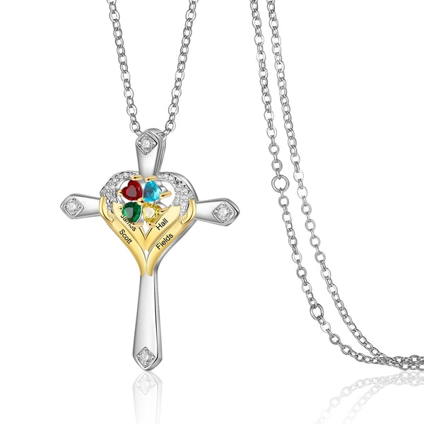 Custom Cross Pendant Necklace