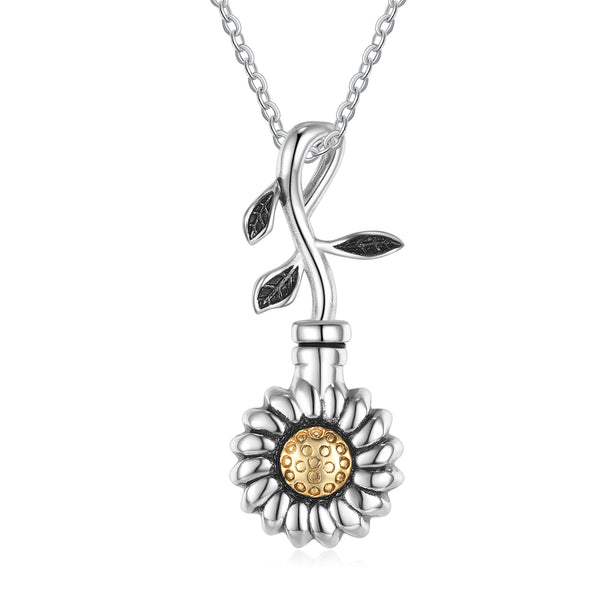 Sunflower Ashes Necklace