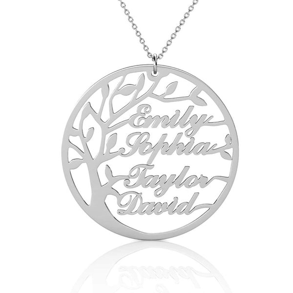 Custom Family Tree Necklace