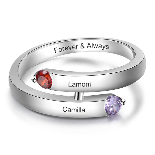 Custom Birthstone Ring