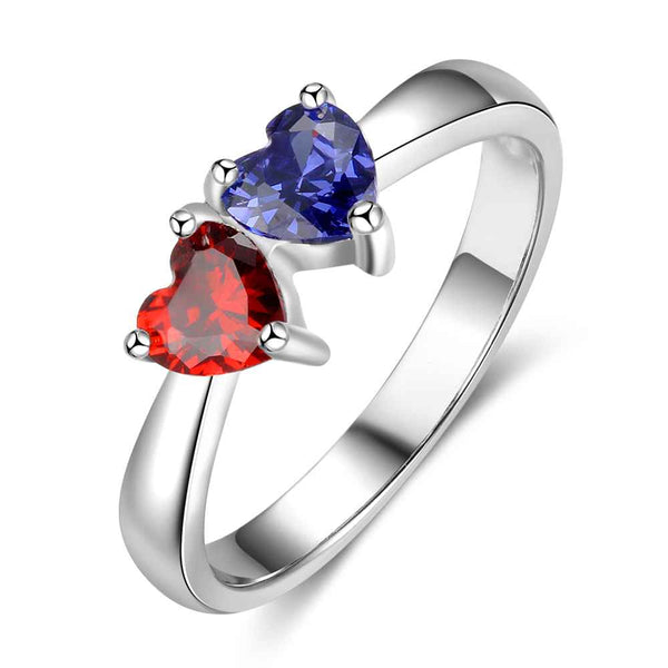 925 Sterling Silver Birthstone Ring