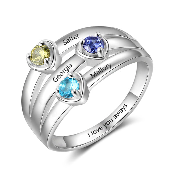 Custom Birthstone Ring