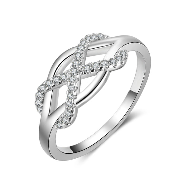 Engraved With a Personalized Rhodium Plated Ring