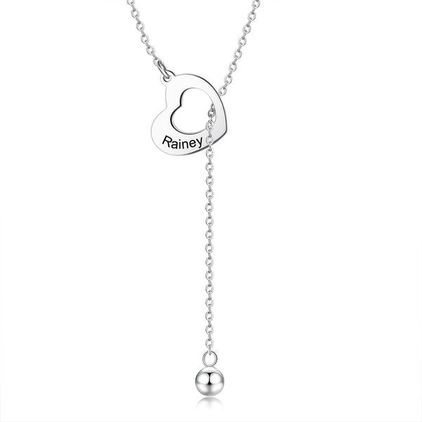 Engraving Stainless Steel Necklace