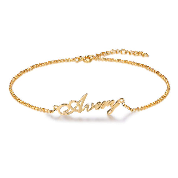 Custom Name Anklet