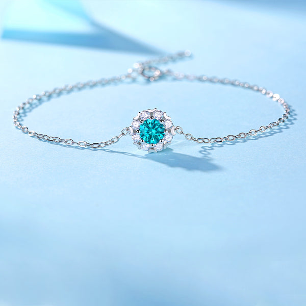 925 Sterling Silver Moissanite Bracelet