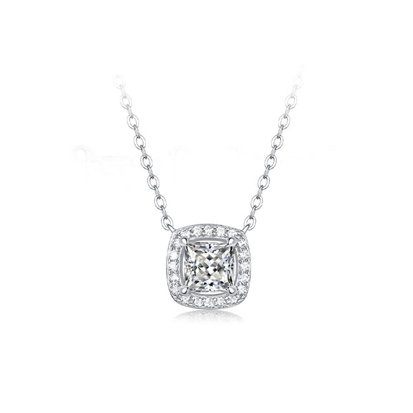 925 Sterling Silver Moissanite Necklace