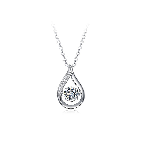 925 Sterling Silver Moissanite Necklace