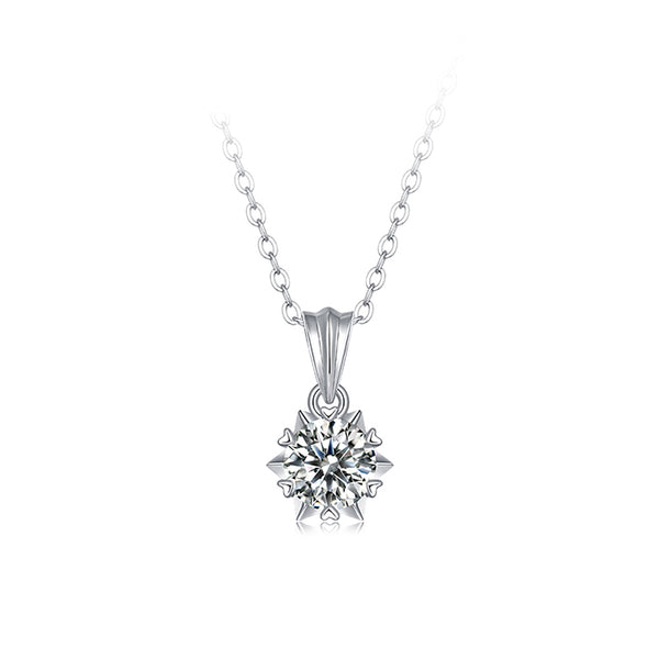 925 Sterling Silver Moissanite Necklace