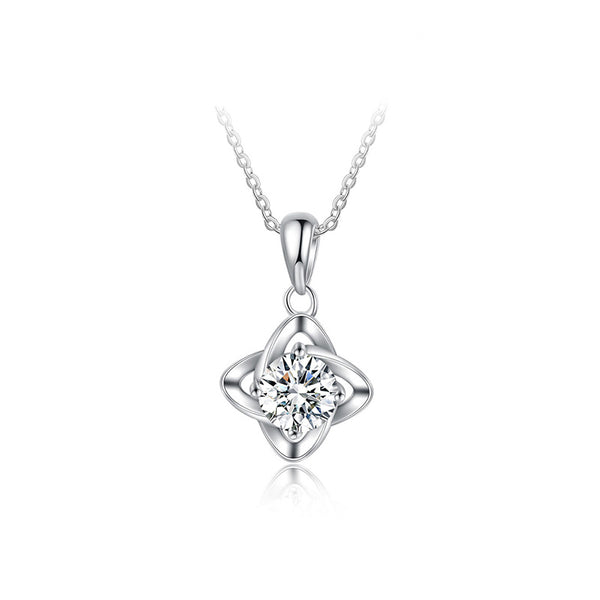 925 Sterling Silver Moissanite Necklace