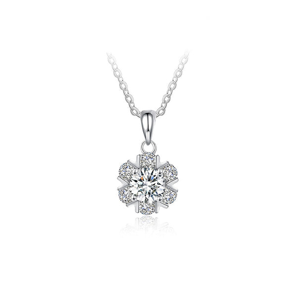 925 Sterling Silver Moissanite Necklace