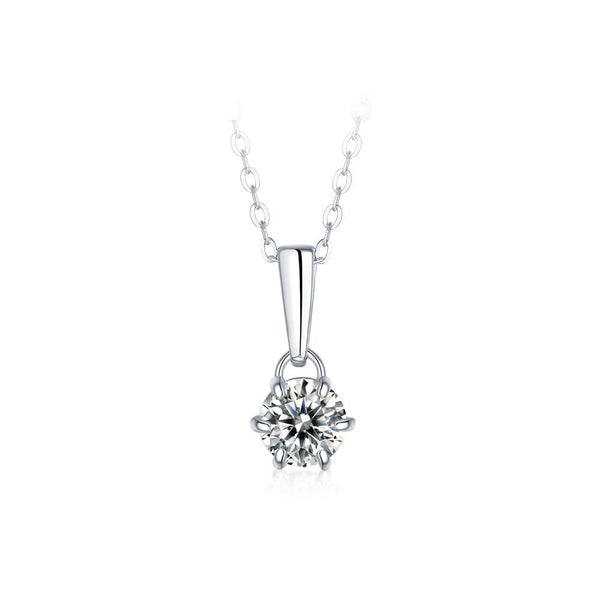 925 Sterling Silver Moissanite Necklace