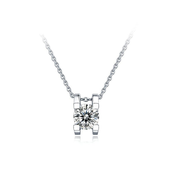 925 Sterling Silver Moissanite Necklace