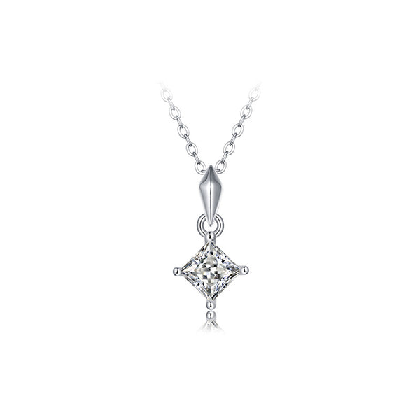 925 Sterling Silver Moissanite Necklace