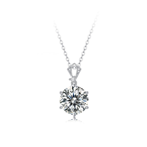 925 Sterling Silver Moissanite Necklace