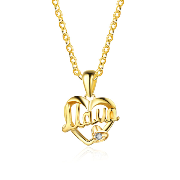 18k Gold Plated Heart Necklace