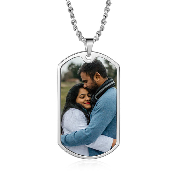 Custom Photo Stainless Steel Necklace