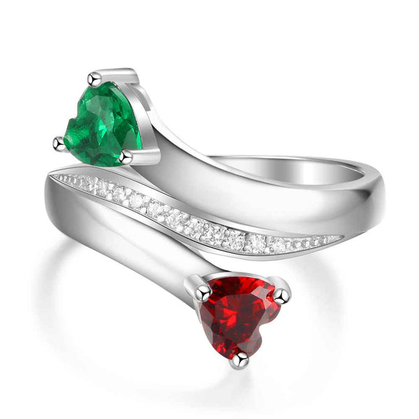 925 Sterling Silver Birthstone Ring