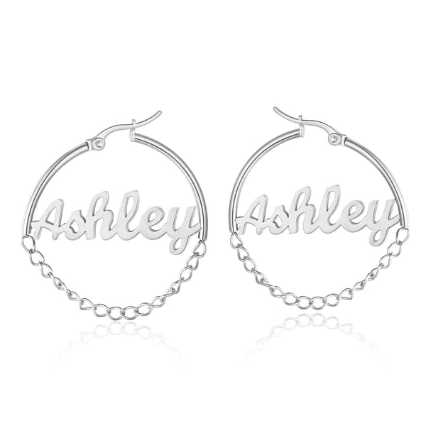 Custom Name Earrings