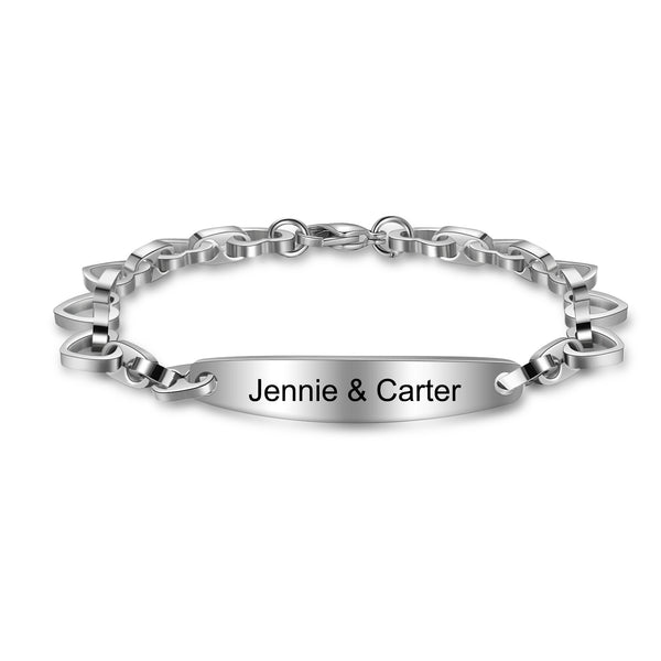 Engraved Name Bracelet