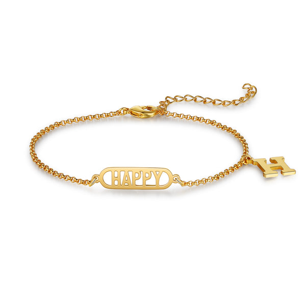 Custom Letter Anklet