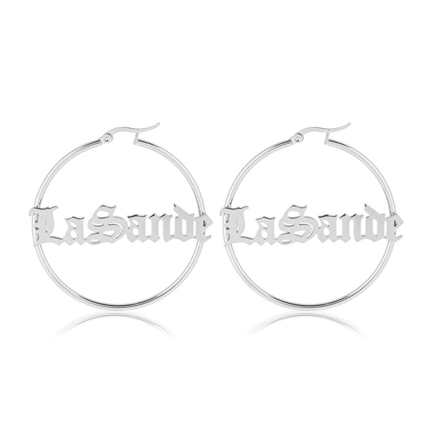 Custom Name Earrings