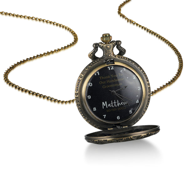 Custom Name Pocket Watch