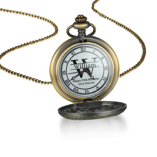 Custom Name Pocket Watch