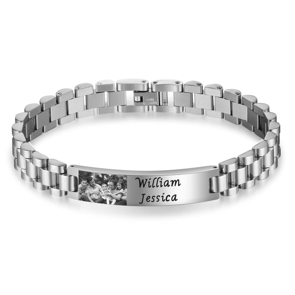 Custom Photo Stainelss Steel Bracelet