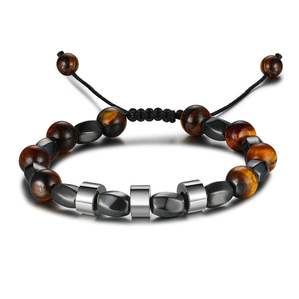 Custom Name Tiger Eye Bracelet