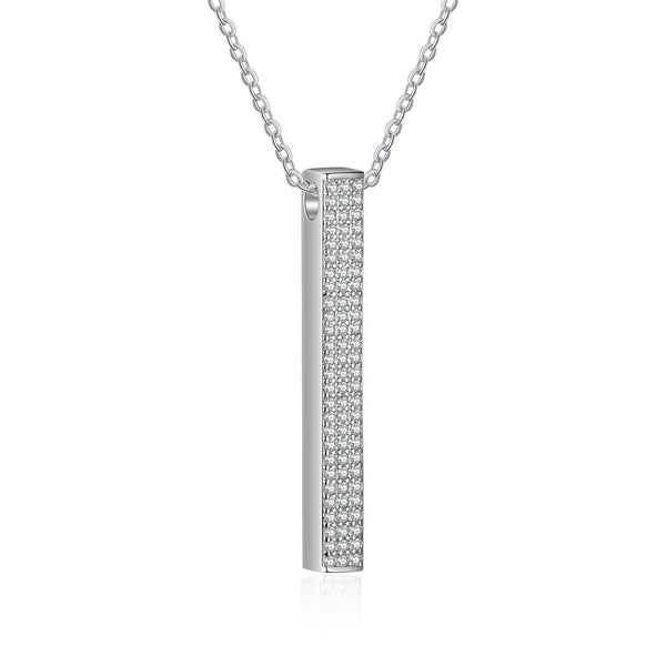 Custom Vertical Bar Necklace