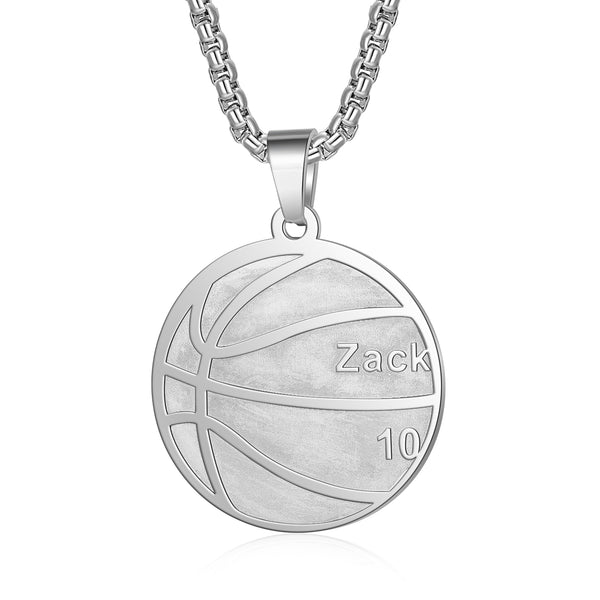 Custom Basketball Necklace