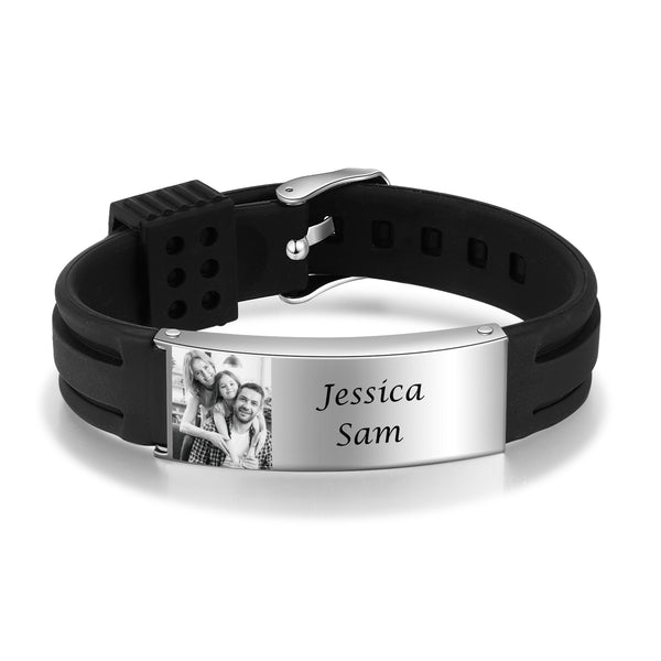 Custom Photo Bangle Bracelet