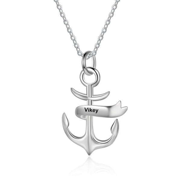 Custom Anchor Necklace