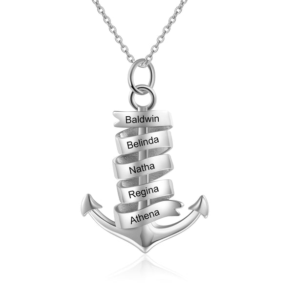 Custom Name Anchorn Necklace