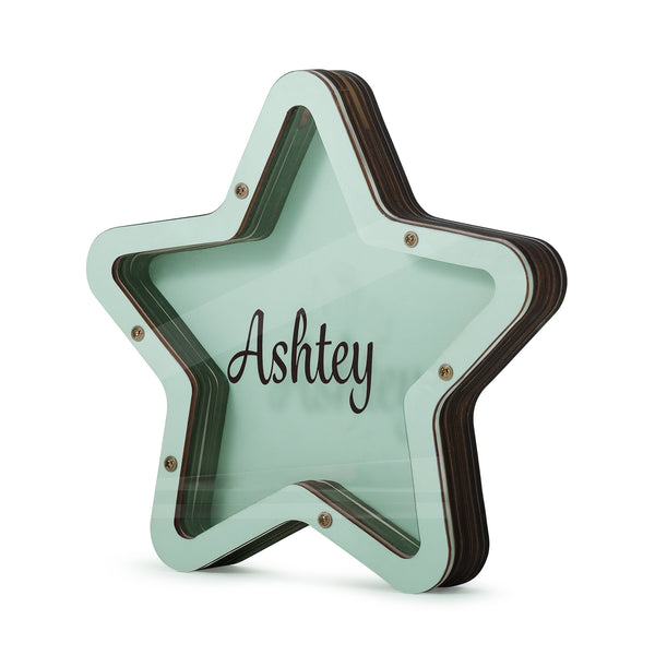 Custom Name Star Piggy Bank