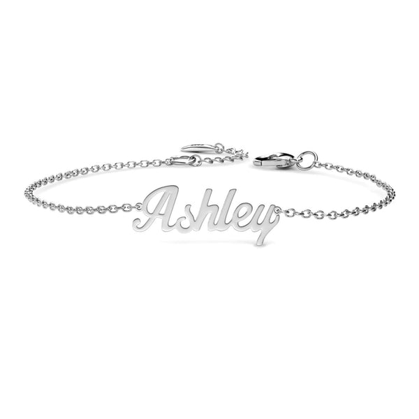 Custom 925 Sterling Silver Name Bracelet