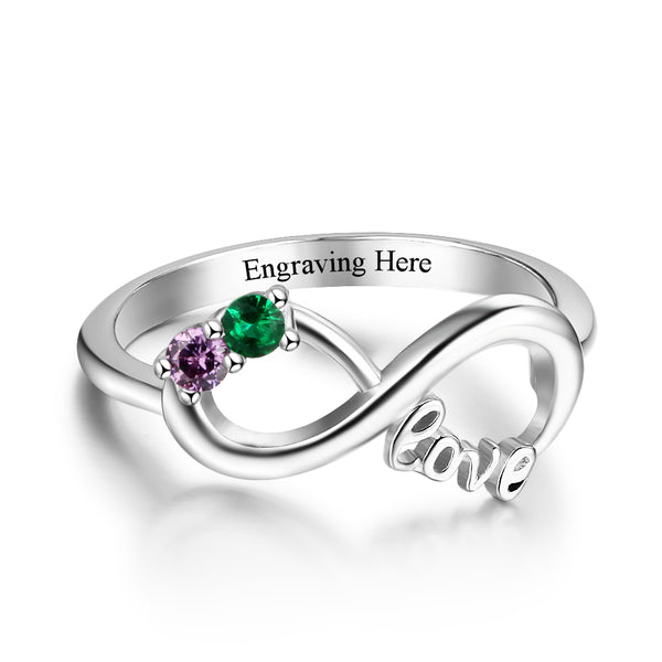 Custom 925 Sterling Silver LOVE Ring