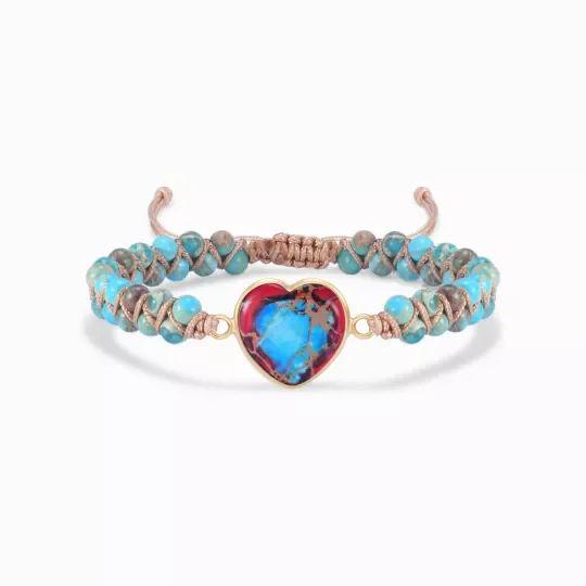 Heart Turquoise Bracelet