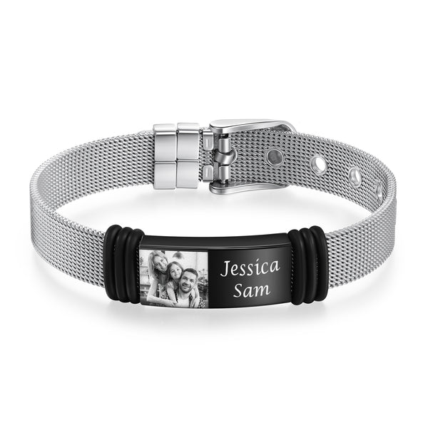 Custom Photo Stainelss Steel Bracelet