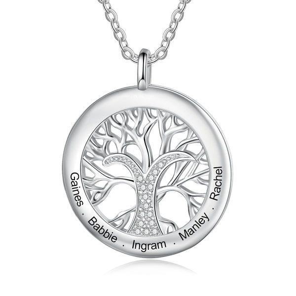 Custom Name Family Tree Neckace