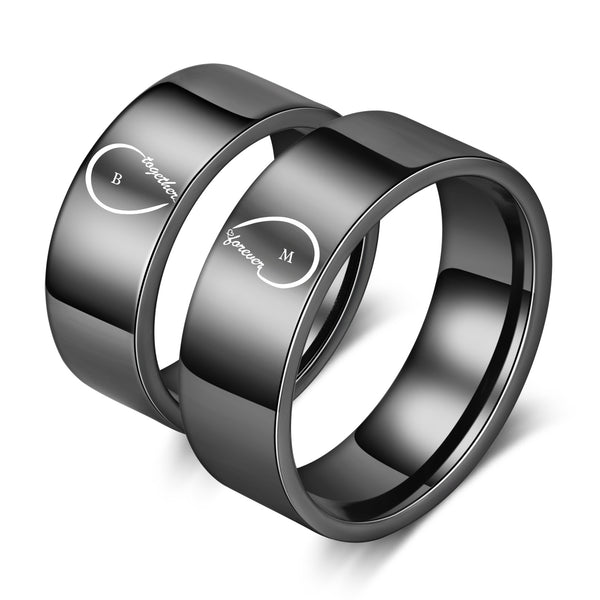 Custom Stainless Steel Couple Ring