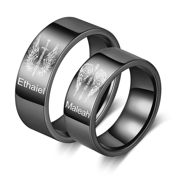 Custom Stainless Steel Couple Ring