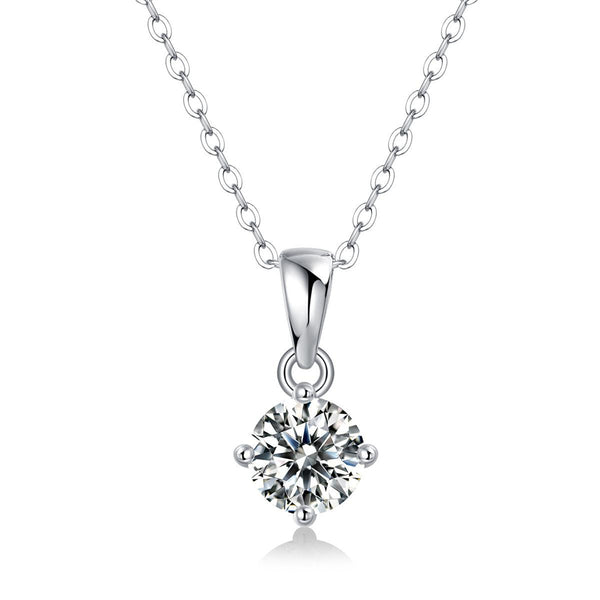 925 Sterling Silver Moissanite Necklace