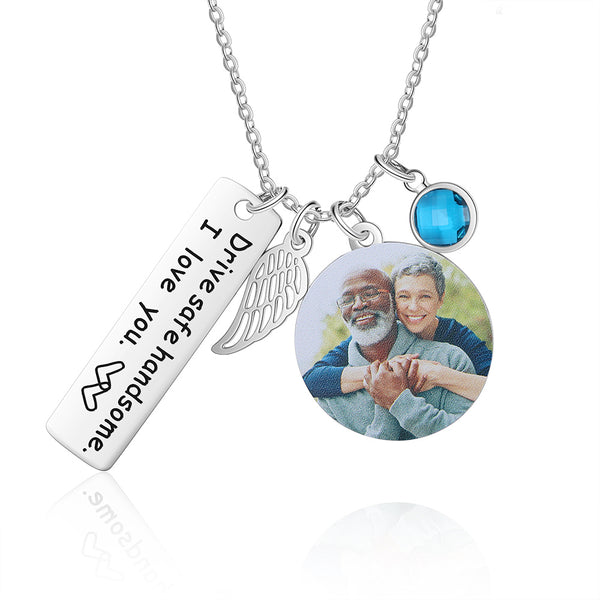 Personalized Stainless Steel Photo Necklace