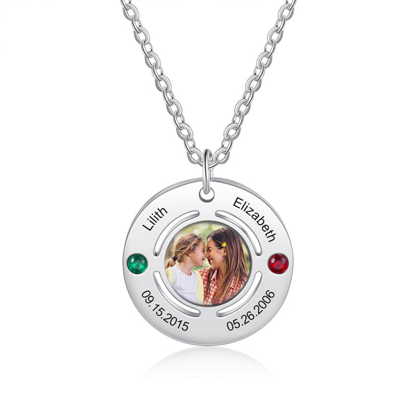 Personalized Stainless Steel Photo Necklace