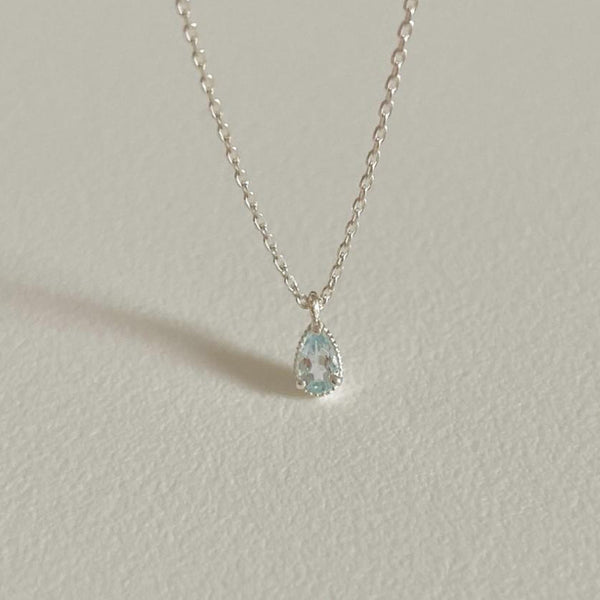 925 Sterling Silver Waterdrop Necklace