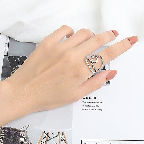 Hollow Heart Ring