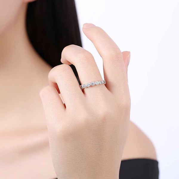 Fashion Copper Zircon Ring